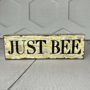 Just Bee Wood Table Decor Sunny Bee Honeycomb Promote Positivity Tea Party/Bride